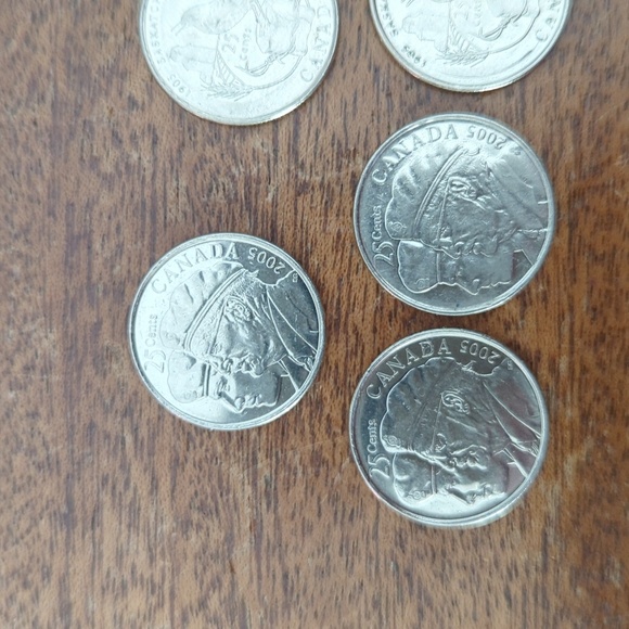 2005 Vetrans, Alberta And Saskatchewan Commemorative Quarters - Picture 2 of 11